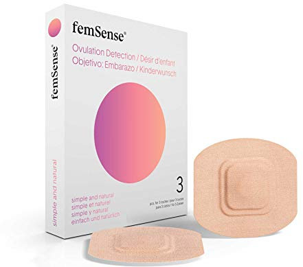 Test de ovulación femSense. El parche con sensor de temperatura y la app que detectan y confirman tu ovulación. Fiable. Preciso. Higiénico.