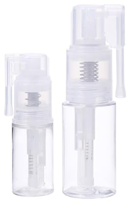 Briartw 2 Pcs Glitter Duster Sprayer Craft Glitter Spray Bottle Empty 14ml+35ml Bottles for Craft Scrapbooking Cardmaking Gift Cards Multi-Purpose Empty Spray Bottle