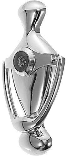 Angoily Aldaba de Puerta con Aldaba de Latón Aldaba de Puerta Delantera Visor de Hardware de Puerta de Latón Antiguo