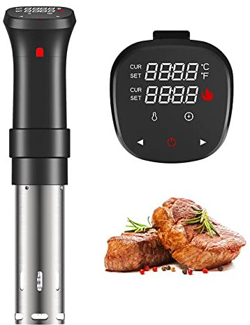 THREMA Precision Sous Vide Cooker, 1100W Sous Vide Machine with Accurate Temperature and Time Control, Immersion Circulator Precision Cooking and Ultra-quiet, for Healthy Eating