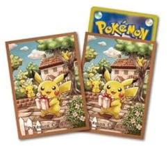 Pokémon TCG 64 Karat Kartenhüllen Pikachu Geschenk
