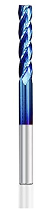 ALEYHA 4 Flute CNC Router Bit Flat Milling Bit Cutting CNC End Mill Carbide Milling Cutter,6x6x12x45L
