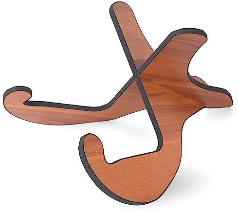 CAIHONG Guitar Stand Floor Wooden - Folding Universal X-frame Detachable Non-Slip Wood Guitar Portable with Rubber Covering Edges for Acoustic Electric Bass Travel Classic Guitar Stand
