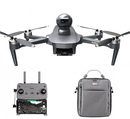 LUXWALLET Valkyrie X Dodge – 5 Ghz WiFi GPS Drone - Micro-SD Kaart Ingang- 4K Camera – 6000 Meter - Laser Obstakel Ontwijking- 3 Assige Gimbal – Return to Home – Borstelloze Motor – Grijs