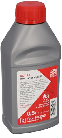 FEBI BILSTEIN Liquido freni 0,5Liter Compatibilità con RENAULT Clio 3 Hatchback BR0/1, CR0/1 Clio 2 BB0/1/2, CB0/1/2, PEUGEOT 206 2 volumi/Coda spiovente 2A/C 207 WA, WC 208 I Hatchback CA, CC