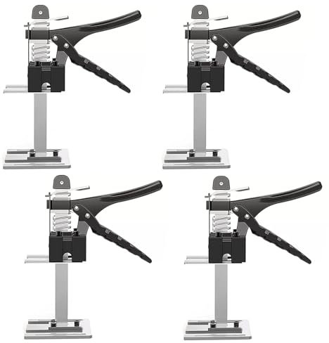 DPFCYBS Handhebemittel-Set Wagenheber Tür Platte Trockenbau Platten-Heber Tragfähigkeit 150kg Schrank Fliese Höhenversteller Elevator Tool(Color:4PCS)
