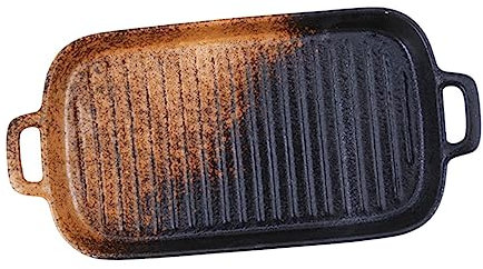 CIYODO 1pezzi Piastra in Ceramica Per Forno e Microonde Con Doppia Maniglia Teglia Resistente e Pratica Per Uso Domestico e Grigliate