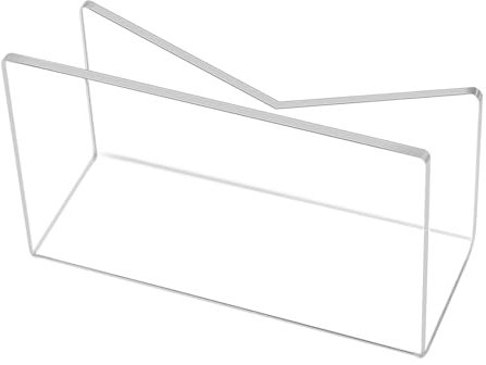 Eleganter Briefständer für die Arbeitsplatte, filigraner Briefhalter aus Acryl, für Zuhause, Büro, Brief-Organizer, Schreibtisch-Umschlagsortierer