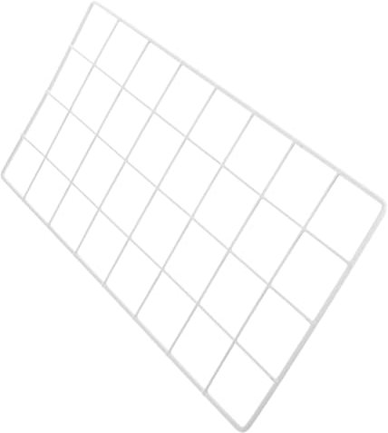 HAWILLOSCH Drahtgitterwandpaneel Aus Eisen 40x20cm Metallgitter Wanddekoration Für Fotos Wandgitter Mit Rasterfeld Für Wohnzimmer Und Büro