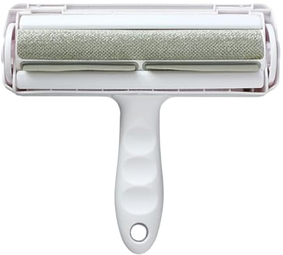 PARENCE.- Wiederverwendbarer Anti-Haarroller - Entfernt Tierhaare, Haare und Pollen | Einfache Reinigung von Kleidung, Sofas und Stoffen, M, Blanc