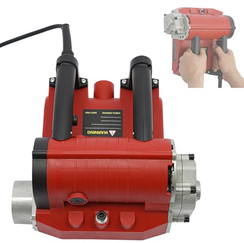 Electric Wall Planer, Dual Handle Portable Shovel for Paint, Putty, Coatings Removal, Adjustable Depth Handheld Surface Cutting Tool