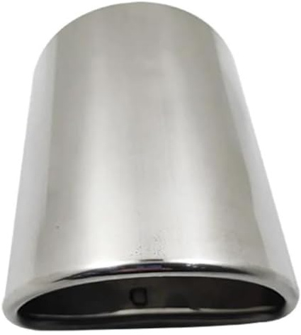 Terminale Scarico Punta Per Q5 V70 Silenziatore Sistema Di Scarico Auto Punta Tubo Coda Gola Accessori Auto Tubi Finali Auto(Argento)