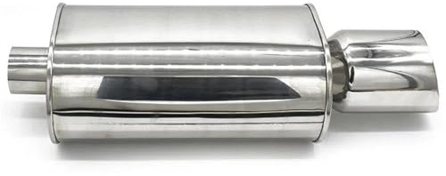 Collettori Di Scarico Sistema Di Scarico Marmitta Per Auto, Tubo Di Scarico Da 63 Mm Silenziatore Sportivo Da Corsa In Acciaio Inossidabile HLWXMDZ