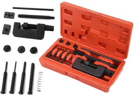 RLCJBMSUG Herramienta Universal para extraer Cadenas de Motocicletas y remachar Cadenas para talleres de reparación de Motos.