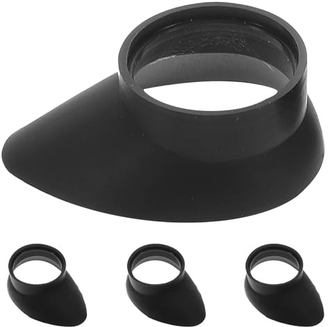 Gadpiparty Lot de 4 Protections oculaires en Caoutchouc - Œilletons de Rechange pour Jumelles - Protections oculaires en Caoutchouc pour microscopes, télescopes et appareils Photo de 29 à 33 mm -