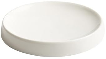 Assiettes Service de Table Assiette Isolante Plate Cylindrique Peu Profonde En Porcelaine Blanche À Sauté Plat Froide For Hôtel(L)