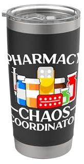 Farmacia Chaos Prescrizione Tecnico di farmacia sanitaria Bicchiere termico in acciaio inox doppia parete