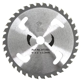 Matijardin - Lame débroussailleuse disque carbure tungstène 4 aérations 36 dents Ø 230 mm x 1,3 mm Alésage 25,4/20 mm
