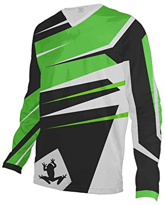 UGLY FROG Designs Motorräder, Ersatzteile & Zubehör Erwachsener Motocross Jersey Cross Offroad Enduro Downhill/Funktionswäsche Shirt Atmungsaktiv Lange Ärmel Rundhalsausschnitt or V-Ausschnitt
