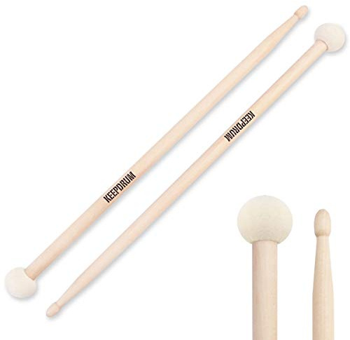 keepdrum FC1-A Drumsticks-Mallets Kombisticks Filz-Schlägel