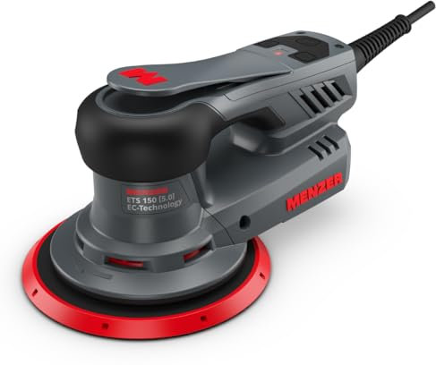 MENZER Random Orbital Sander ETS 150 5.0 for Coarse and Intermediate Scuffing incl. Sanding Disc Set