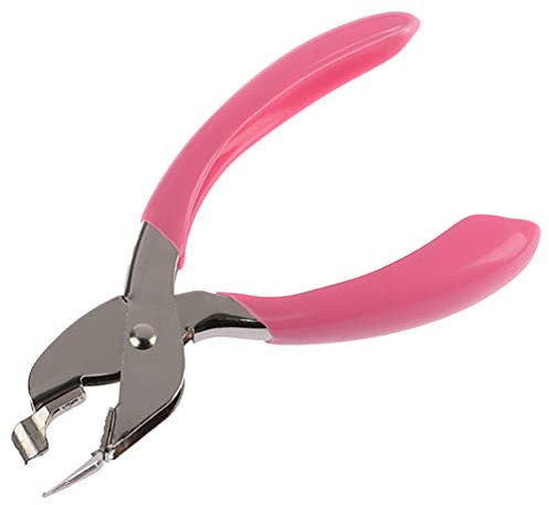 Heftklammerentferner, Werkzeug für Büro, robust, Pink / Blau, ergonomisch, energiesparend, Pink