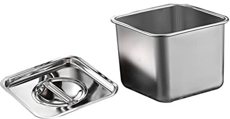 Luxshiny Contenitore Acciaio Inossidabile Per Spezie Con Coperchio Barattolo Multifunzionale Per Condimenti Da Cucina Per e Altri Aromi