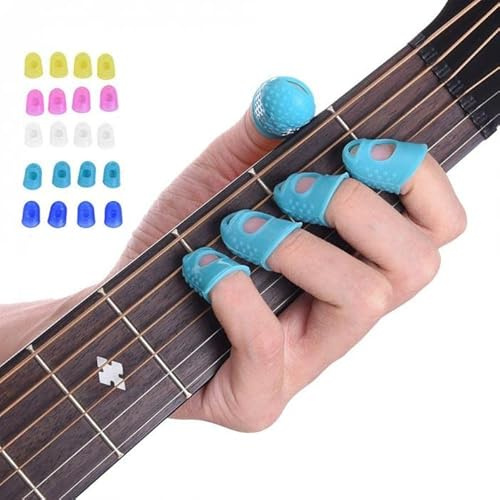 RANY 10 Stück Gitarre Daumen Picks Finger Picks Plektrum Band