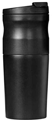 WolFum Portable Coffee Maker 3 in 1 Coffee Grinder Electric Coffee Filter Coffee Cup Drip Coffee Machine Coffee Dripper Set for Home (Black) (Black)