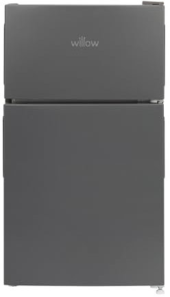 Willow WG50UCFF 86L Under Counter Fridge Freezer with 4* Freezer Rating, Adjustable Thermostat, Low Noise Level, 2 Years Warranty - Grey