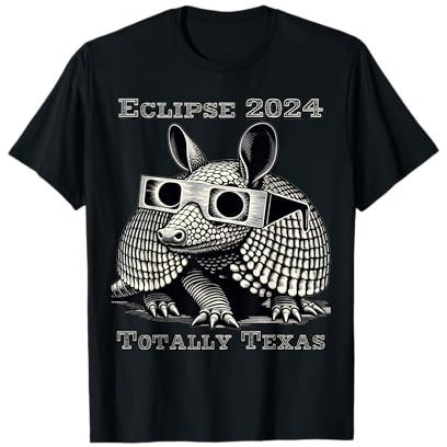 Totale Sonnenfinsternis 2024 Ganz Texas T-Shirt