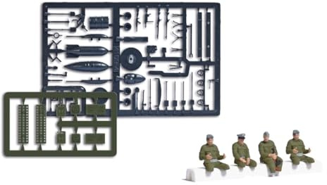 1937 NVA Soldaten sitzend (4 Stück)