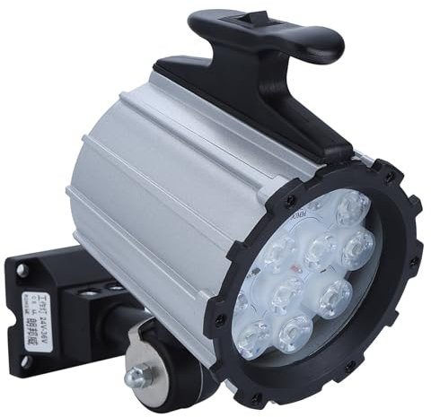 Lampada da Lavoro a LED, Faretti da Cantiere Impermeabili da 12 W 24 V Macchina CNC 12 Lampade da Lavoro a LED Braccio Regolabile, Illuminazione Stradale e Commerciale