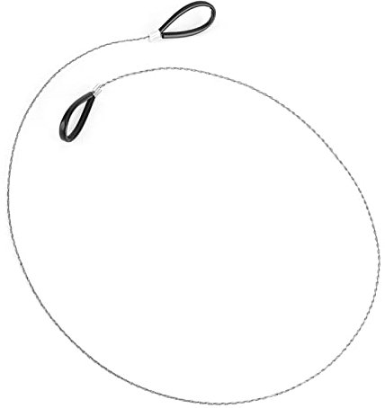 Sierra de Cable 80 cm Cuerda Alambre Ting Madera un Pvc para Ket 69 cm Cable de Acero Al Aire Supervivencia Desplazamiento Rápido Principal Metal