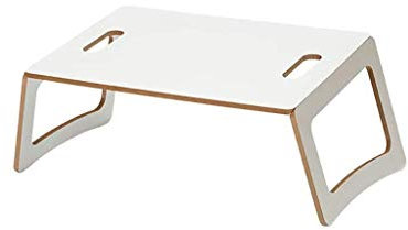 Table pliante pour ordinateur portable pour lit - Petit bureau d'ordinateur portable pour apprendre - Design simple et compact