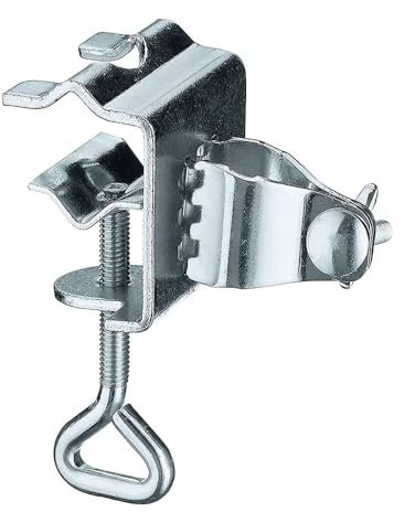 TopHomer Sonnenschirmhalter Clips, Metall Sonnenschirm Feste Clip Halterung Tischklammer für Balkongeländer Terrasse Garten