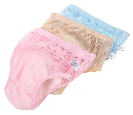 Vaguelly 3stücke Wasserdichte Babyhosen Wiederverwendbare Windeln Für Neugeborene Atmungsaktive Baumwollwindeln Zum Reinigen Bequeme Unterhosen Für Kleinkinder