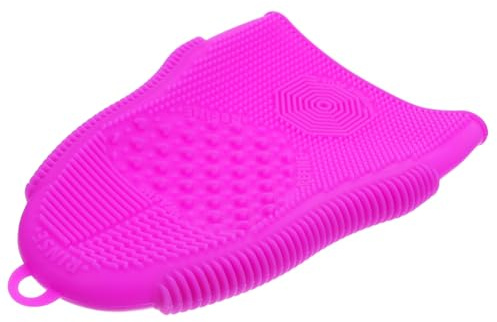 EXQUIMEUBLE Silicone Scrubbing Pad Makeup Brush Cleaner Practical Cleaner for Beauty Tool Cleaning Pad Use Makeup Brushes Cleanser