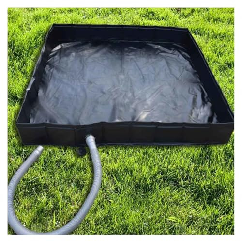 RVOWTAGL Outdoor Shower Platform, With Drain Pipe Outdoor Shower Mat, Collapsible Outdoor Shower Screen for Outdoor,Camping,Beach, Caravan and Shower Stall