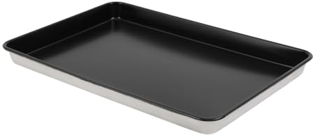 Rektangulär bakform kakplåt 60 x 40 x 4,6 cm non-stick beläggning kakplåt, för bakning och grillning professionella bagerier och gastronomi