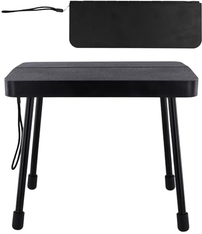 Aohyue Sgabello Pieghevole Portatile, Sedia Pieghevole Leggera per Campeggio e Viaggi, Mini Sgabello da Pesca, Compatto e Facile da Trasportare
