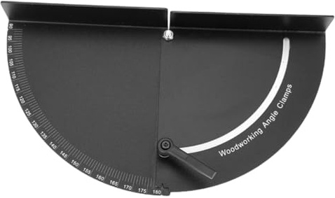 Vaguelly Winkelmesser für Eckzwinge aus Aluminiumlegierung Verstellbare 180° Winkelclip Leicht und Tragbar für Professionelle Holzbearbeitung und Heimwerkerprojekte
