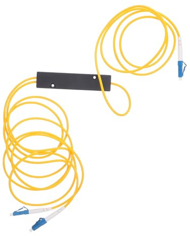 TEHAUX Lc Fused Fibre Splitter 1x2 for Professional Use, PVC PP Copper