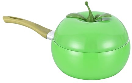 Olla pequeña – para verduras y frutas de cocción lenta | Sartén con tapa, para placa de cocción de inducción, leche, sopa, espaguetis, freír, hervir, cocina