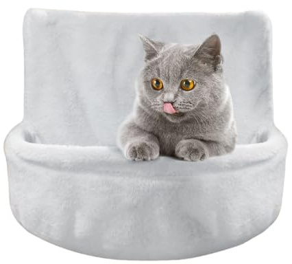 Btgghytr Lit chaud en peluche pour chats pour chauffage, hamac confortable à suspendre pour animal domestique, lit de repos amovible pour chats