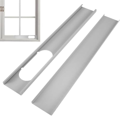 Kit di climatizzatore portatile per finestre Guarnizione universale regolabile per finestre Kit di ventilazione per climatizzatore Guarnizione per finestre climatizzatore Tubo di scarico per