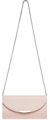 Caspar TA360 elegante Damen Clutch Tasche/Abendtasche mit langer Kette