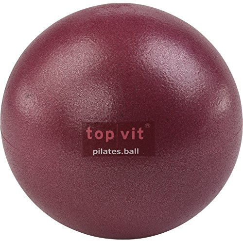 top vit Pilates.Ball, Pilates Ball zur Kräftigung der Beckenboden- und Bauchmuskulatur (02: Brombeere, Ø ca. 18cm (1 Ball))