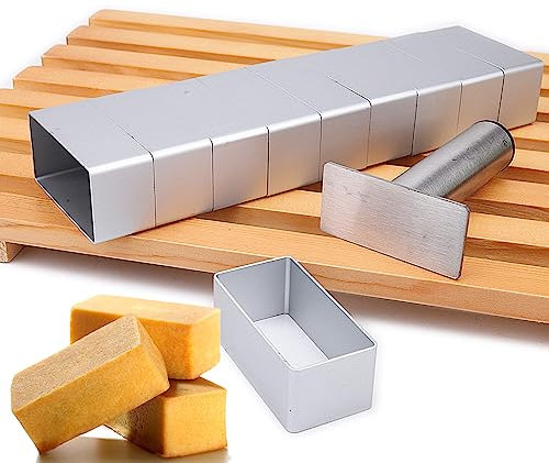 2.7cm Height Extra Large Rectangle Aluminium Pineapple Cake Mold Stainless Steel Press Smoother For DIY Cookie&Biscuit Tools