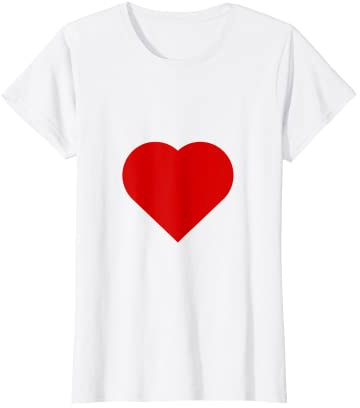 Damen Kartenspiel Kostüm Spielkarte Herz Ass - Fasching & Karneval T-Shirt